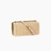 Сумка Pinko Tracolla Love Bag One Mini через плече з бронзовою фурнітурою в бежевий стеганій шкірі 21.5x6х12.5 см 100074A1XHC50Q