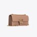 Сумка Pinko Classic Love Bag One Simply через плечо с бронзовой фурнитурой в гладкой коже бежевая 17x7х27 см 100941A0F1D01Q