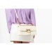 Сумка Pinko Classic Love Bag One Simply через плече з бронзовою фурнітурою в гладкій шкірі біла 17x7х27 см 100941A0F1Z14Q