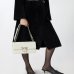 Сумка Pinko Classic Love Bag One Chevron через плечо с серебряной фурнитурой в стеганой коже белый 16x8х27 см 100941A0GKZ14O