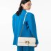 Сумка Pinko Classic Love One Chevron через плече з бронзовою фурнітурою в шкірі стьобаній білий 16x8х27 см 100941A0GKZ14Q