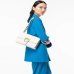 Сумка Pinko Classic Love One Chevron через плече з бронзовою фурнітурою в шкірі стьобаній білий 16x8х27 см 100941A0GKZ14Q