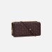 Cумка Pinko Love bag через плечо с бронзовой фурнитурой в стеганой коже узорами шоколад 27x8х16 см 100941A1XHL86Q
