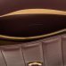 Cумка Pinko Love bag через плечо с бронзовой фурнитурой в стеганой коже узорами шоколад 27x8х16 см 100941A1XHL86Q