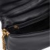 Сумка Pinko Baby Love Bag Click Puff через плече з бронзовою фурнітурою в шкірі чорна наппа 13x6х17 см 101584A10FZ99B