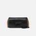 Сумка Pinko Classic Love Bag Click Puff через плече з бронзовою фурнітурою у гладкій шкірі чорна 19x9х26 см 101585A10FZ99B