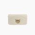 Сумка Pinko Love bag Classic Click Puff через плече з бронзовою фурнітурою в шкірі білий білий 28x10х18 см 101585A1ETZ14Q
