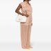 Сумка Pinko Classic Love Bag Click Puff in soft naplak через плечо с бронзовой фурнитурой в гладкой коже белый 19x12х26 см 101585A1J5Z14B