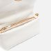 Сумка Pinko Classic Love Bag Click Puff in soft naplak через плечо с бронзовой фурнитурой в гладкой коже белый 19x12х26 см 101585A1J5Z14B