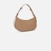 Сумка Pinko Mini Love Bag Half Moon Simply через плечо с бронзовой фурнитурой в гладкой коже бежевый 19x7х26 см 102790A0F1D01Q