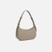 Сумка Pinko Mini Love Bag Half Moon Simply через плечо с бронзовой фурнитурой в гладкой коже серый 19x7х26 см 102790A0F1I68Q