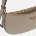 Сумка Pinko Mini Love Bag Half Moon Simply через плечо с бронзовой фурнитурой в гладкой коже серый 19x7х26 см 102790A0F1I68Q