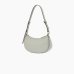 Сумка Pinko Half Moon Fl Vitello Seta через плече з бронзовою фурнітурою в гладкій шкірі сіро блакитний 17x6х25 см 102790A0F1K32Q