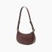 Сумка Pinko Half Moon Mini Fl Vitello Seta через плечо с бронзовой фурнитурой в гладкой коже бордовый 17x6х25 см 102790A0F1R49Q