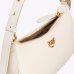 Сумка Pinko Mini Love Bag Half Moon Simply через плечо с бронзовой фурнитурой в гладкой коже Белая 19x7х26 см 102790A0F1Z14Q