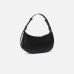 Сумка Pinko Mini Love Bag Half Moon Simply через плечо с бронзовой фурнитурой в гладкой коже черная 19x9х26 см 102790A0F1Z99Q