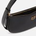 Сумка Pinko Mini Love Bag Half Moon Simply через плечо с бронзовой фурнитурой в гладкой коже черная 19x9х26 см 102790A0F1Z99Q