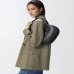 Сумка Pinko Mini Love Bag Half Moon Simply через плечо с бронзовой фурнитурой в гладкой коже черная 19x9х26 см 102790A0F1Z99Q