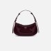 Сумка Pinko Patent Half через плечо с стразами в гладкой лакированой коже бордовый 25x7х16 см 102790A20GL86B