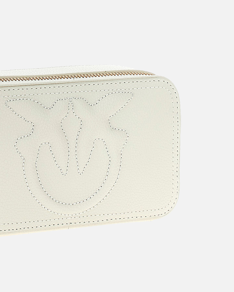 Сумка Pinko Tracolla Carrie Camera Case через плече шкіра білий 17.5x6х10 см 103799A1LFZ14Q