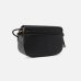 Сумка Pinko Classic Saddle через плечо с бронзовой фурнитурой в гладкой коже черный 18x9х25 см 103830A1ZXZ99Q