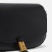 Сумка Pinko Classic Saddle через плечо с бронзовой фурнитурой в гладкой коже черный 18x9х25 см 103830A1ZXZ99Q