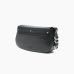 Сумка Pinko Saddle Mini Con Nodi через плече у гладкій шкірі зі срібною фурнітурою чорний 22x7х17 см 103831A1ZX99E
