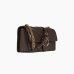 Сумка Pinko Love One Classic Light через плече з бронзовою фурнітурою в коричневій стьобаній шкірі 27x8х17 см 104549A2OSL74Q