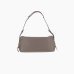 Сумка Pinko Saddle Bag Baguette через плече в гладкій шкірі зі срібною фурнітурою сірий 34x12х17 см 105049A1ZXK35E