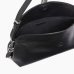 Сумка Pinko Saddle Bag Baguette через плече в гладкій шкірі із срібною фурнітурою чорний 34x12х17 см 105049A1ZXZ99E