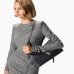 Сумка Pinko Saddle Bag Baguette через плече в гладкій шкірі із срібною фурнітурою чорний 34x12х17 см 105049A1ZXZ99E