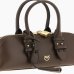 Сумка Pinko Escape Bag Baguette через плечо в гладкой коже с бронзовой фурнитурой коричневый 28x8х12 см 105334A0QOL74V