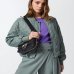 Сумка Pinko Mini Love Bag Slouchy Zip Mini через плечо с серебряной фурнитурой в гладкой коже черная 22х14х7 см 105345A2JGZ99E