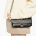 Сумка Pinko Love One Slouchy Baby Vitello Morbido через плече із срібною фурнітурою у шкірі чорний 10x3х18 см 105353A0QOZ99O