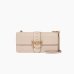 Сумка Pinko Love One Classic st. Cl Vitello Seta через плечо с бронзовой фурнитурой в гладкой коже бежевый 15x7х27 см 105857A0F1C50Q