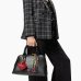 Сумка з гладкої шкіри Pinko  Bowling Bag Medium з бронзовою фурнітурою, чорна 30x13х23 см 105906A0QOZ99Q