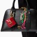 Сумка з гладкої шкіри Pinko  Bowling Bag Medium з бронзовою фурнітурою, чорна 30x13х23 см 105906A0QOZ99Q