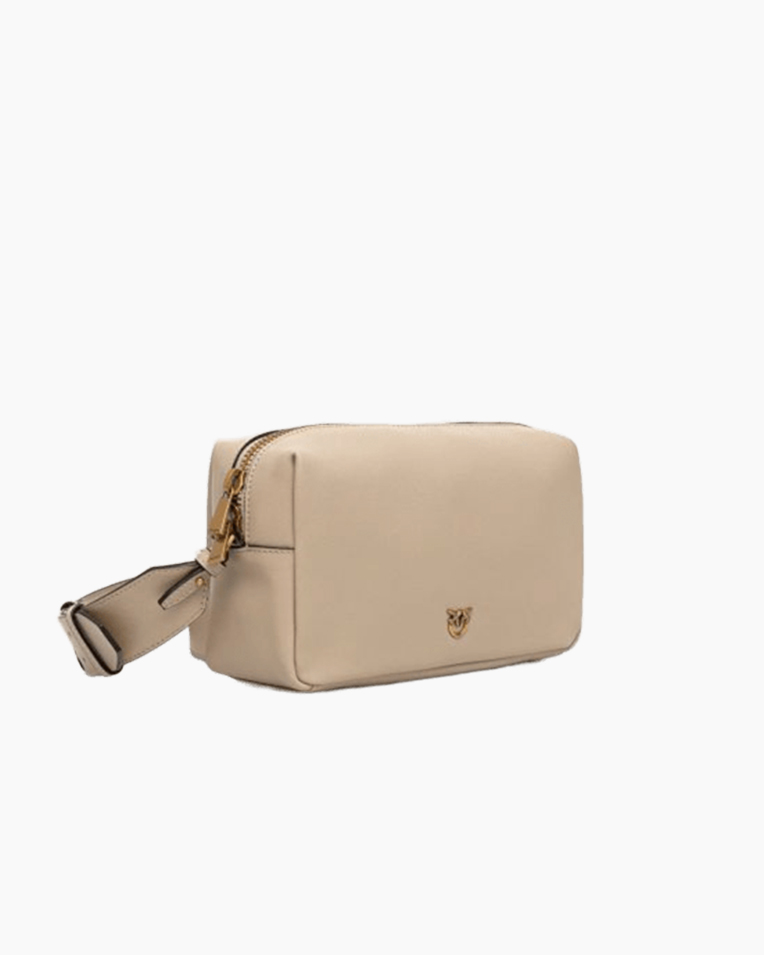Сумка Pinko Shoulder Horizontal Vitello Morbido через плечо, клатч кожа бежевый 13x8х25 см 106062A0QOC50Q