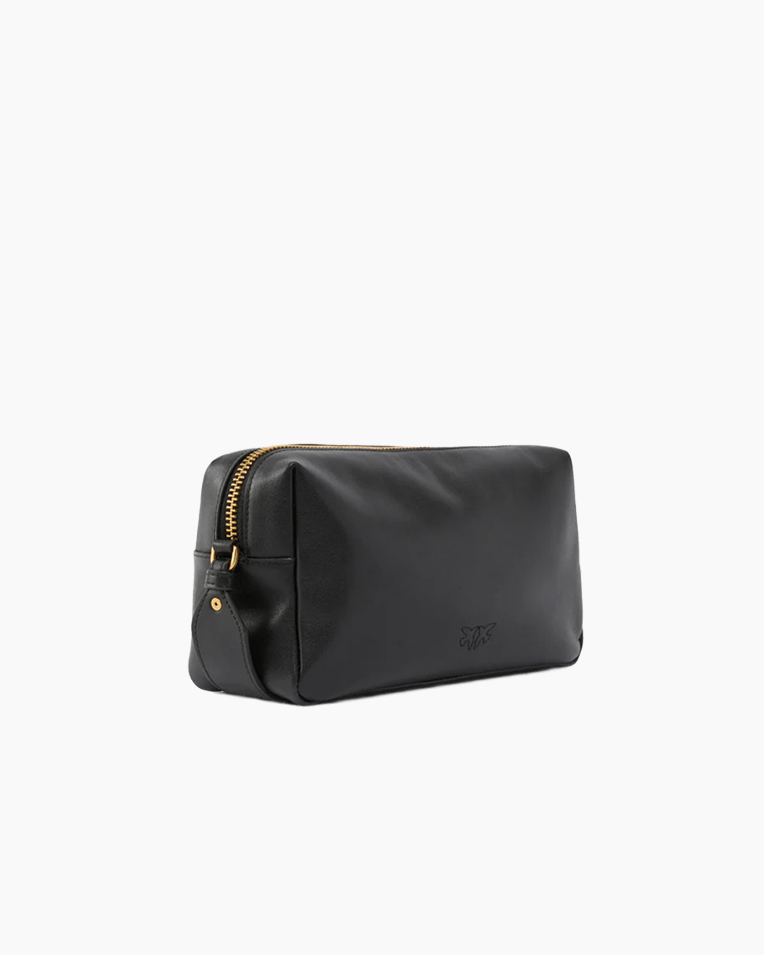 Сумка Pinko Shoulder Horizontal Vitello Morbido через плечо, клатч кожа чорный 13x8х25 см 106062A0QOZ99Q