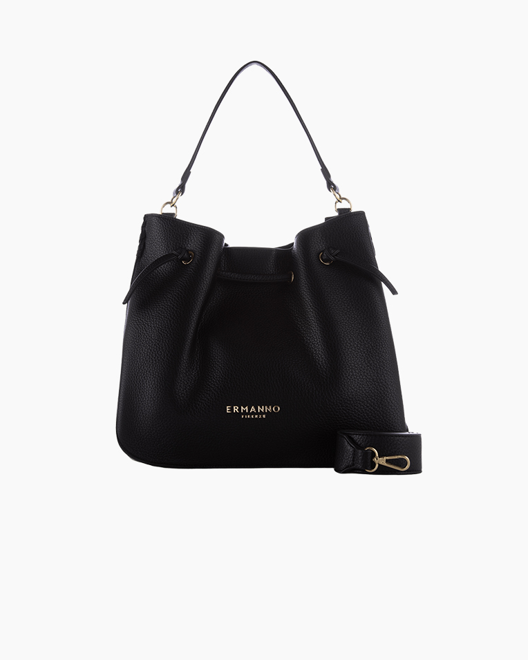 Сумка Ermanno Firenze Hobo Benedetta, через плече чорний 40x15х33 см 12402198
