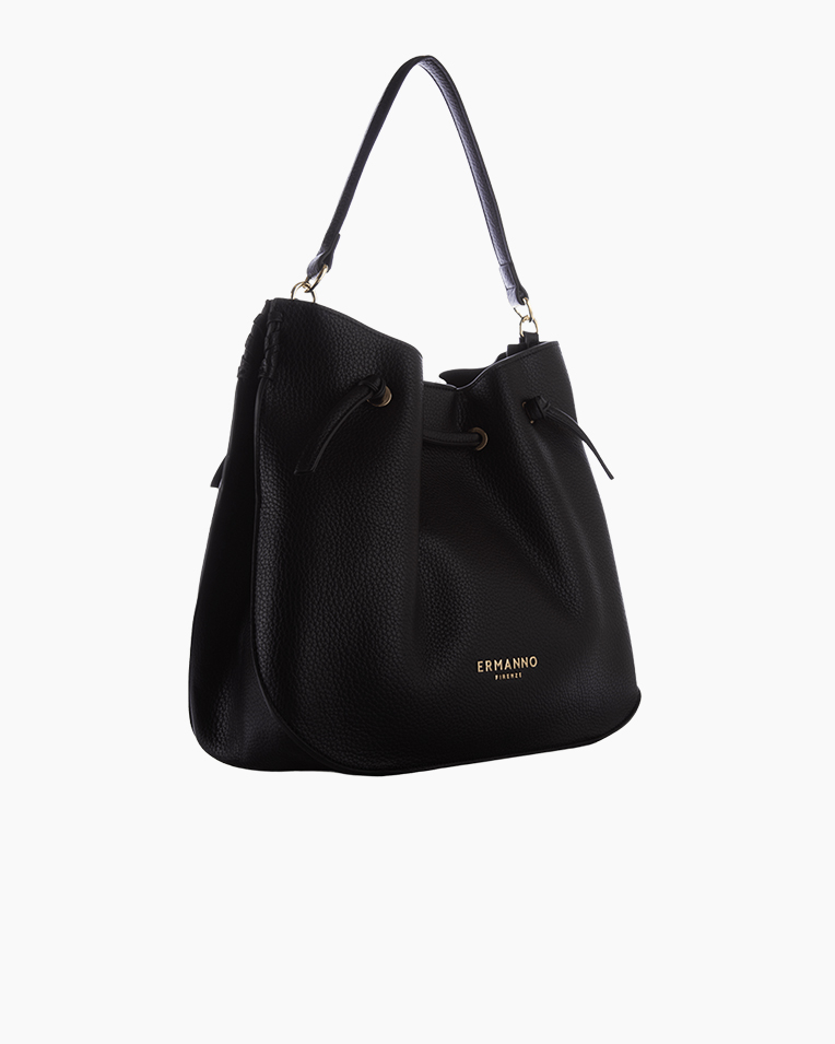 Сумка Ermanno Firenze Hobo Benedetta, через плече чорний 40x15х33 см 12402198