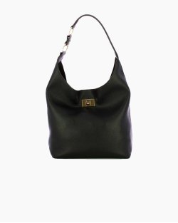 Сумка Ermanno Firenze Hobo Benjamin, через плечо черный 29x15х32 см 12402267