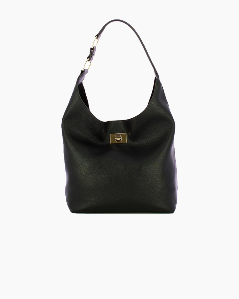 Сумка Ermanno Firenze Hobo Benjamin, через плечо черный 29x15х32 см 12402267
