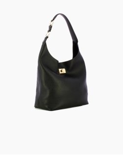 Сумка Ermanno Firenze Hobo Benjamin, через плечо черный 29x15х32 см 12402267