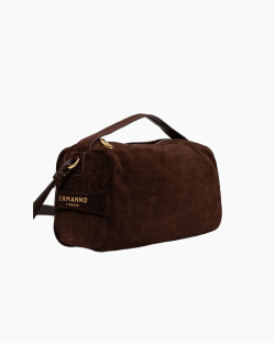 Сумка женская Ermanno Frienze Single Zip хобо замша коричневый 28х15х12 см 12402315