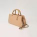 Сумка Twinset Florence shopper with bamboo handles, через плече з бамбуковими ручками з екошкіри коричнева 35x11х24 см 241TB7240