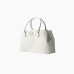 Сумка Twinset через плече із золотою фурнітурою з логотипом Oval T білий 32x13х24 см 241Tb7120-00282-neve