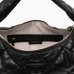 Сумка Twinset хабо через плечо большая стеганая с логотипом Oval T черный 26x12х37 см 242TB7350