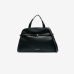 Сумка Twinset Farfetch, тоут з логотипом чорний шкіра 35x14х16 см 242TD8371