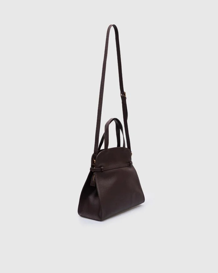 Сумка Twinset Farfetch, через плече з логотипом шкіра коричневий 35x14х16 см 242TD8372 Сумка Twinset Farfetch, через плече з логотипом шкіра коричневий 35x14х16 см 242TD8372